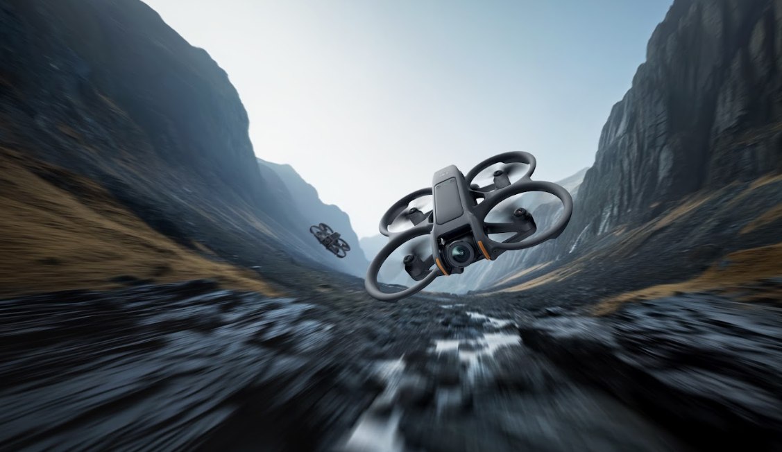 fpv dron dji avata 2 prulet